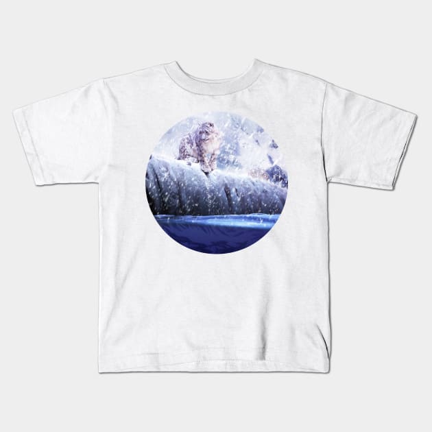 Inquisitive Huntress Kids T-Shirt by Richard George Davis